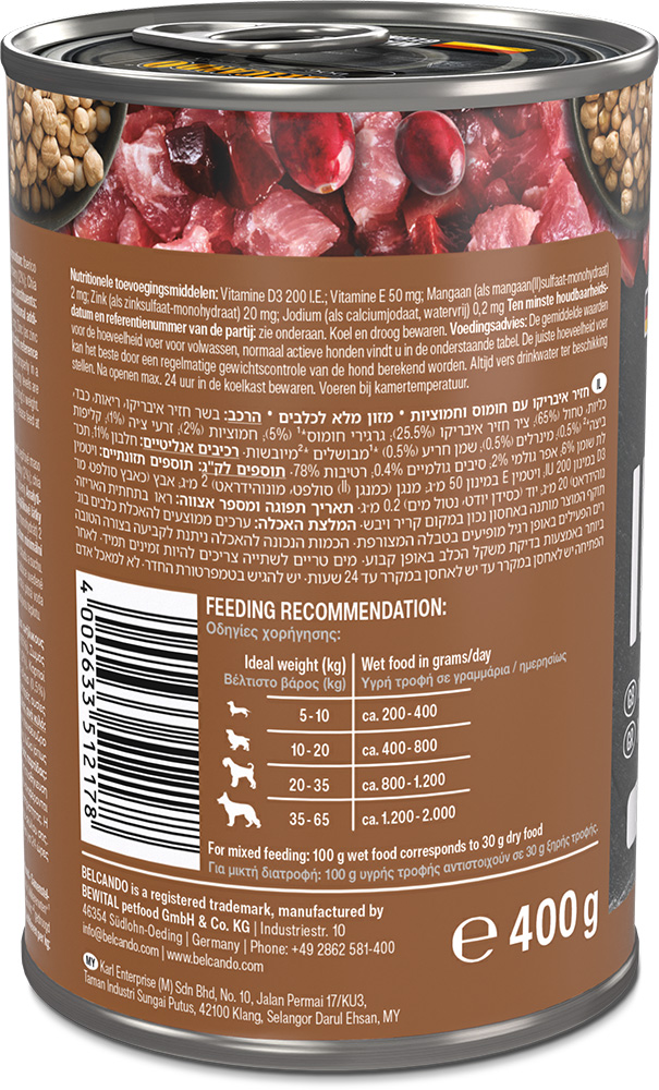 Belcando 400g/6kpl IBERICO Super Premium