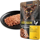Leonardo 70g*16kpl CHICKEN +extra pulled Beef
