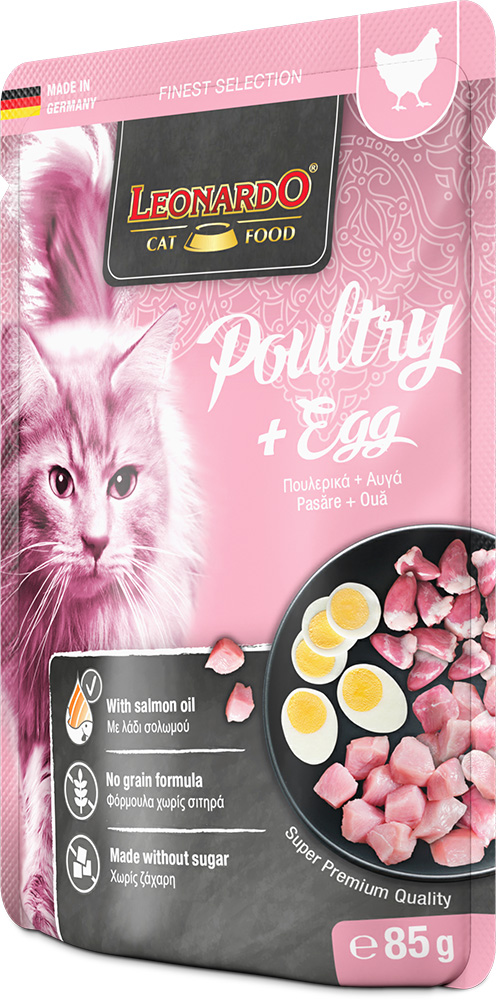 Leonardo 85g*16kpl Poultry + egg