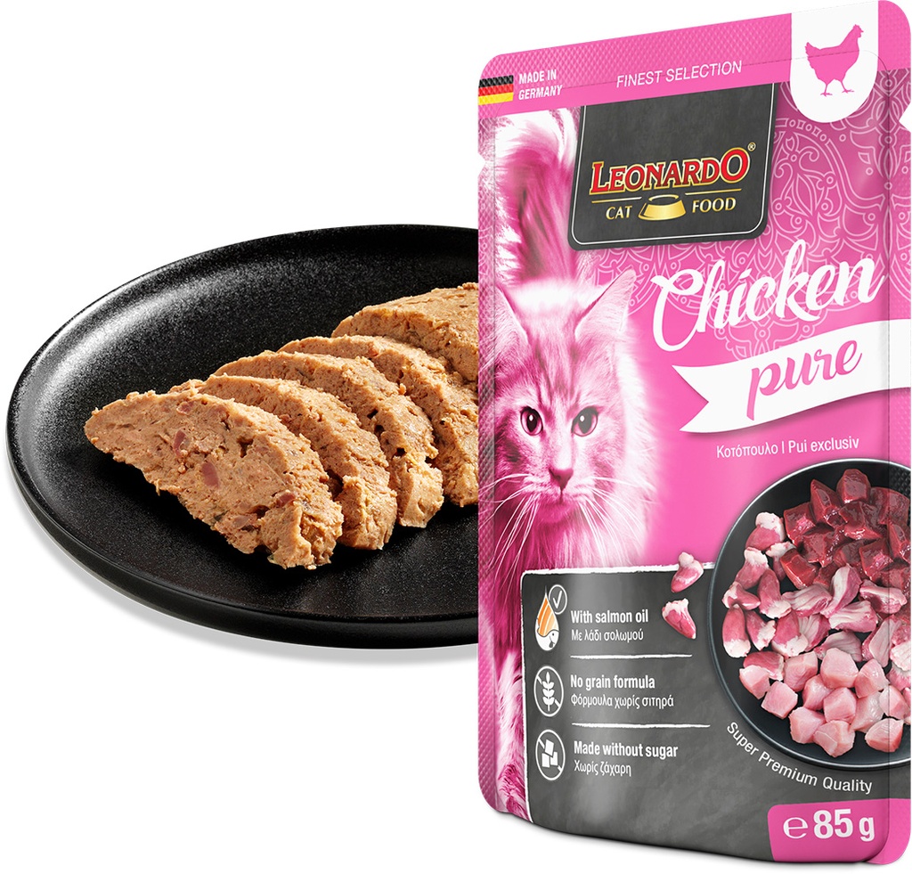Leonardo 85g*16kpl Pure Chicken