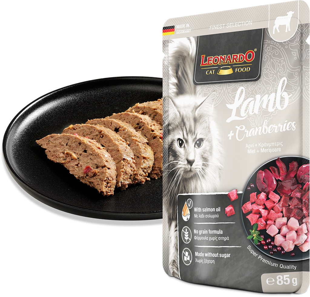 Leonardo 85g*16kpl Lamb + Cranberries