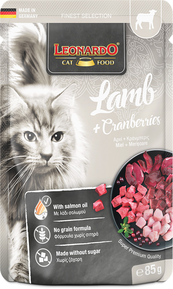 Leonardo 85g*16kpl Lamb + Cranberries