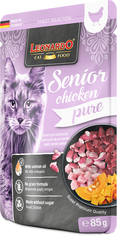 Leonardo 85g*16kpl Senior Chicken