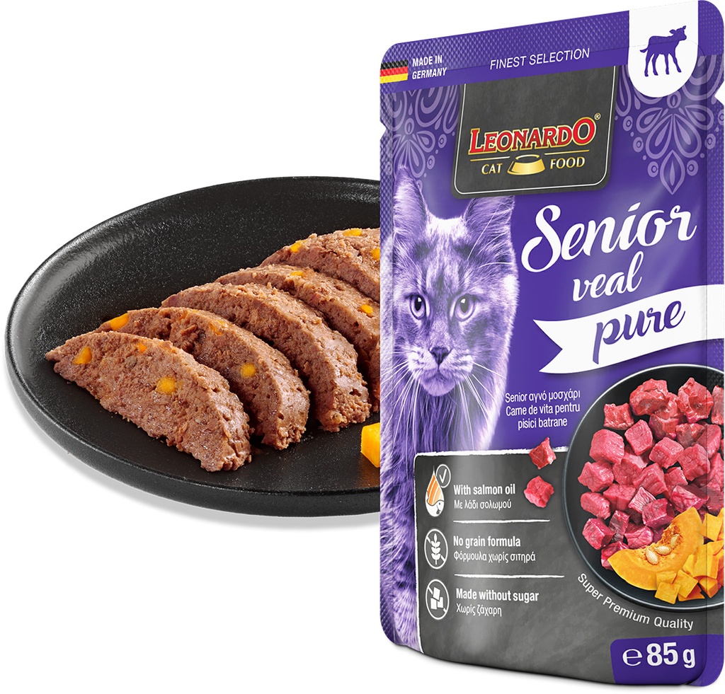 Leonardo 85g*16kpl Senior Veal