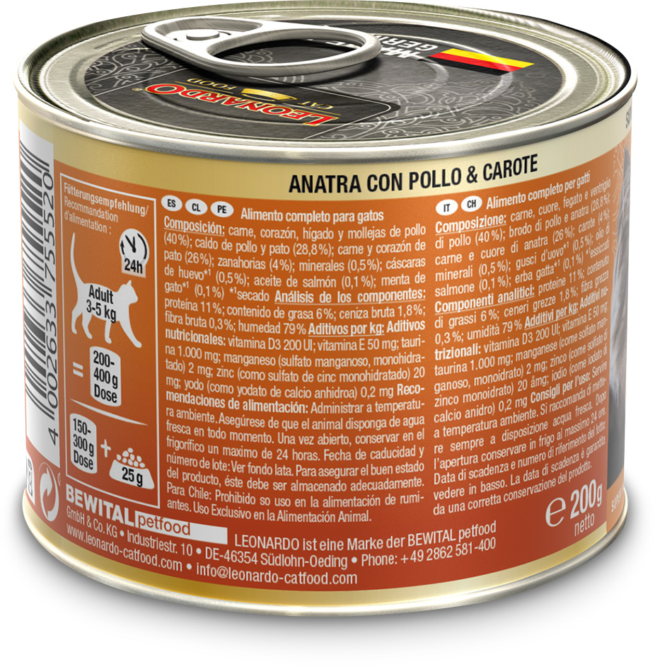 Leonardo 200g*6kpl Superior DUCK