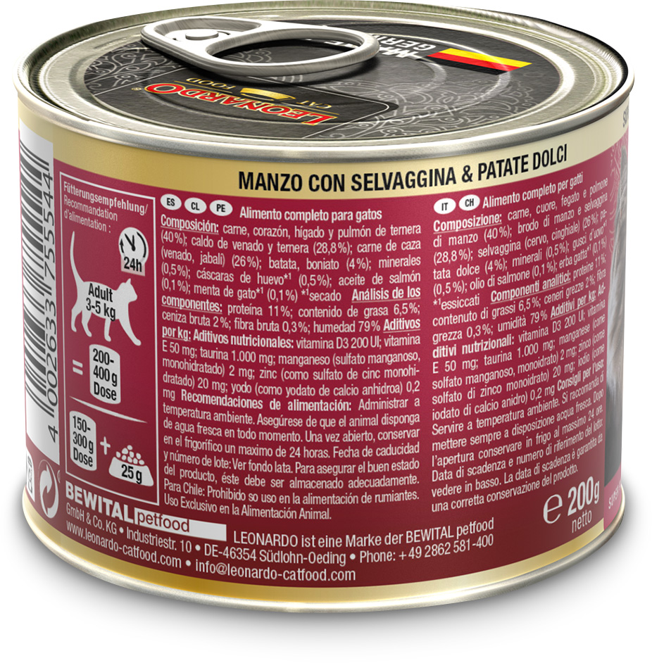 Leonardo 200g*6kpl Superior BEEF