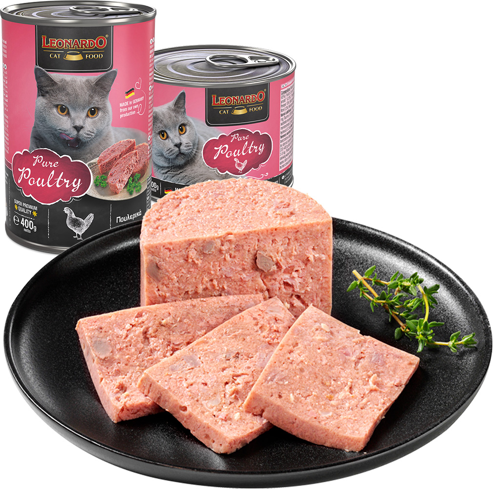 Leonardo 200g*6kpl Pure POULTRY
