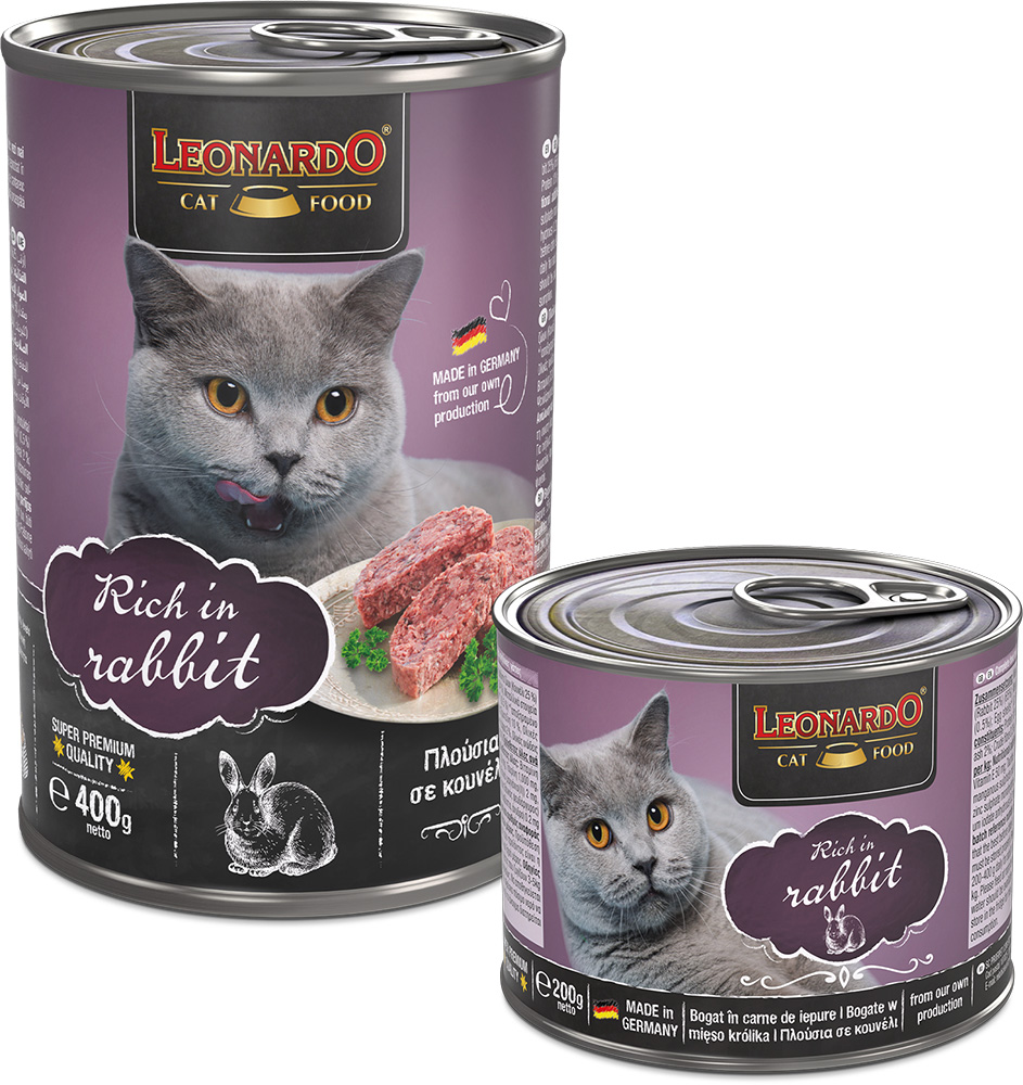 Leonardo 200g*6kpl rich in RABBIT