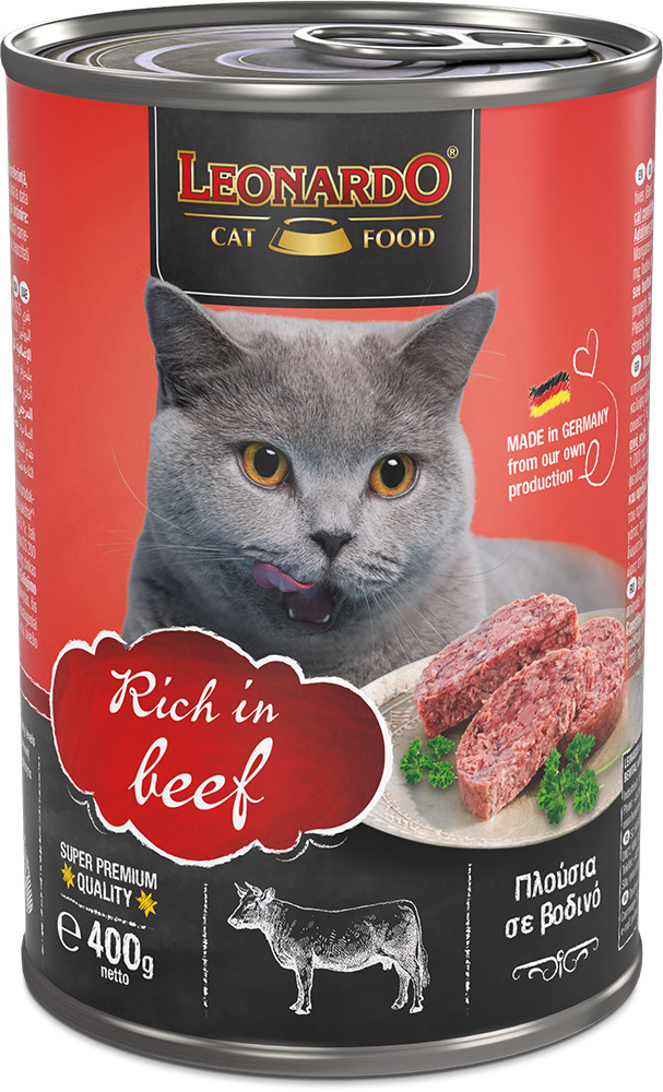 Leonardo 400g*6kpl rich in BEEF