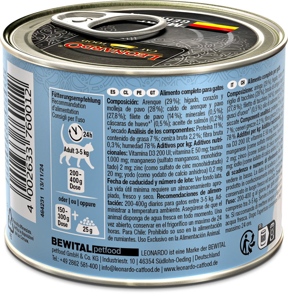 Leonardo 200g*6kpl SILLI Extra filee