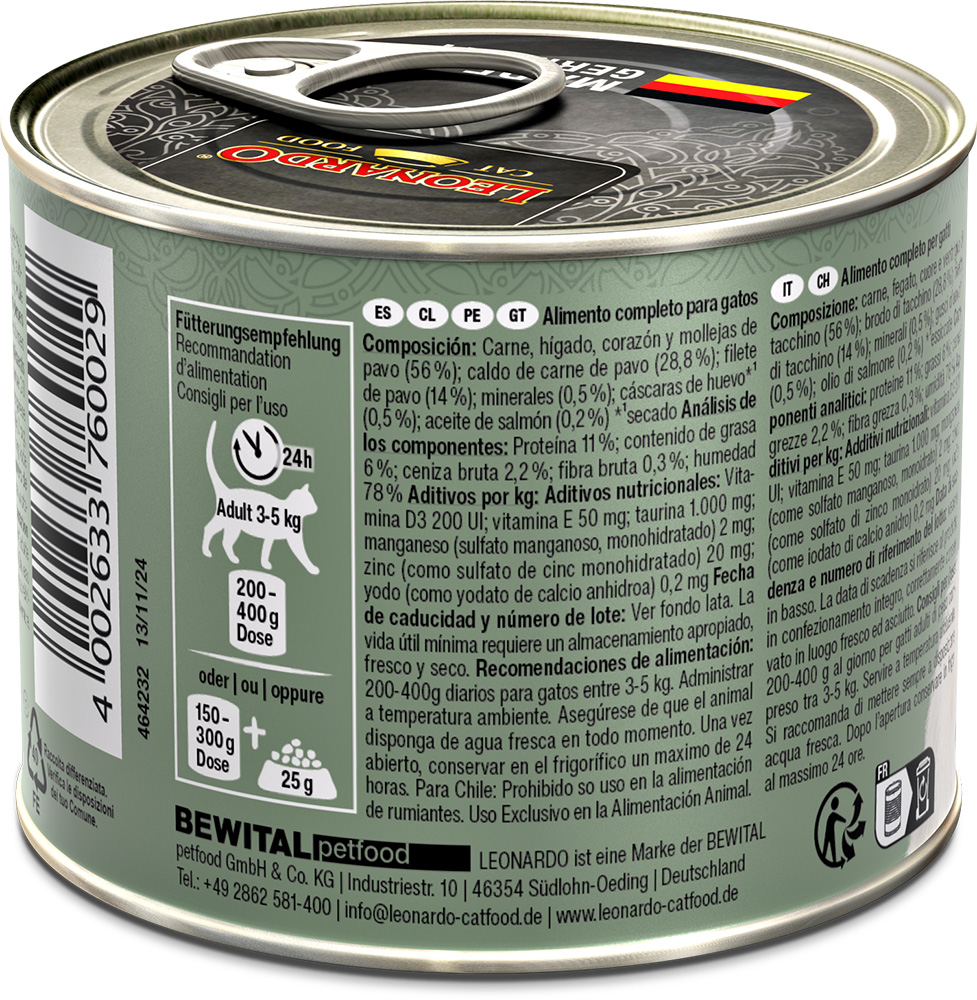 Leonardo 200g*6kpl KALKKUNA Extra filee