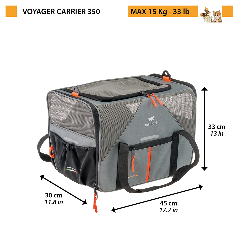 Ferplast Voyager Carrier 350, musta