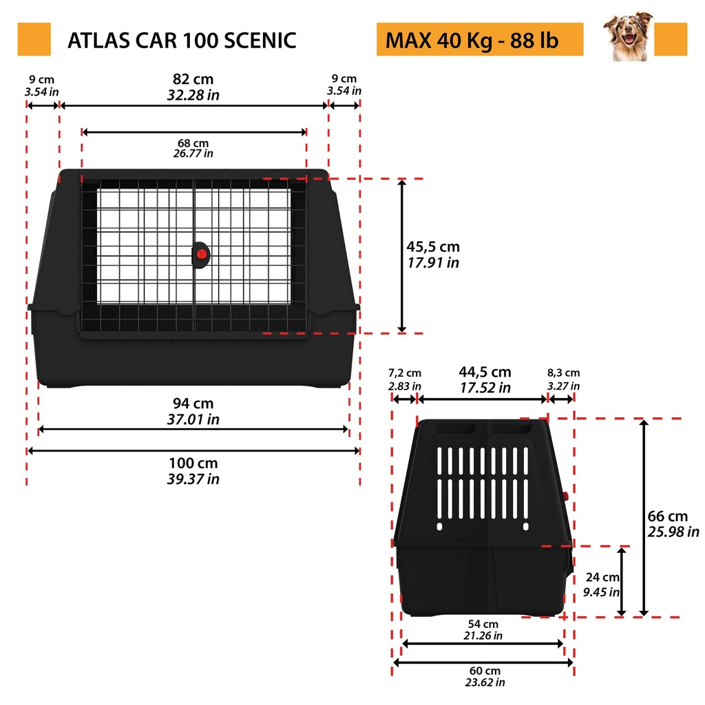 Ferplast Atlas Car Scenic 100