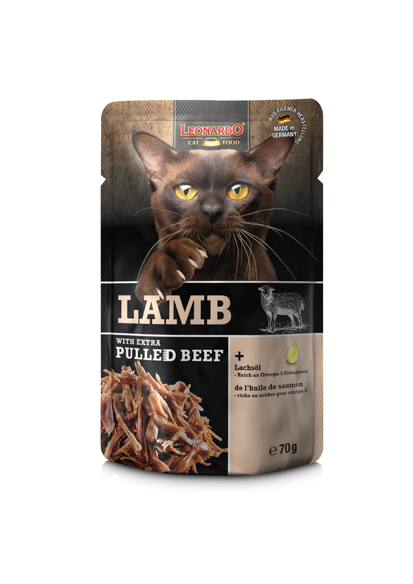 Leonardo 70g*16kpl Lamb + extra pulled beef
