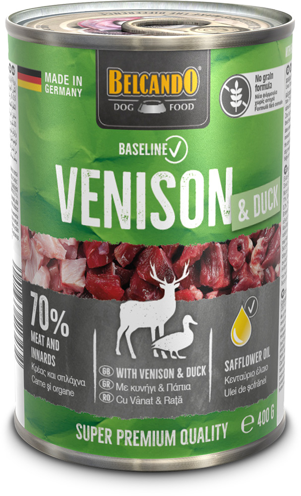 Baseline 400g*6kpl WILD & DUCK säilyke