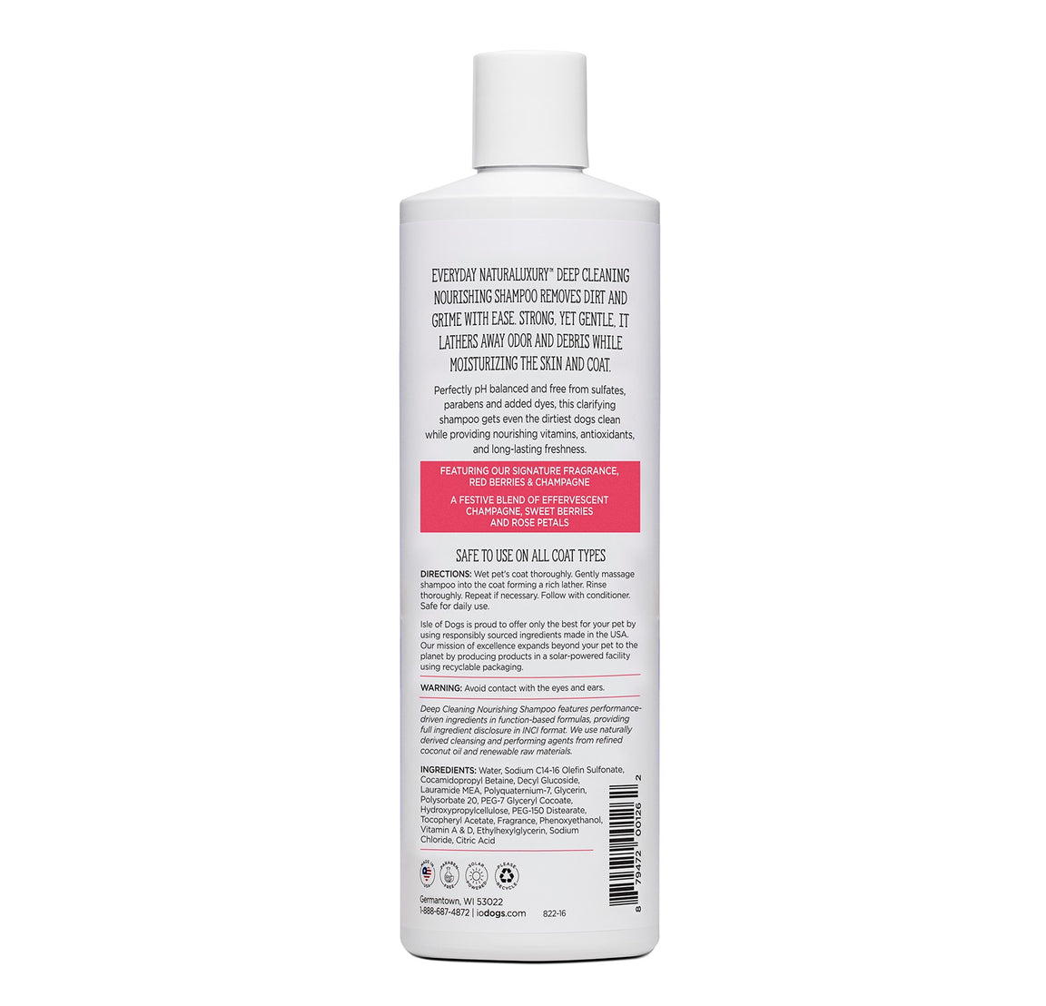 IOD Naturaluxury Deep Cleaning 500ml shampoo