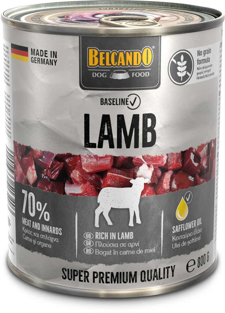 Baseline 800g*6kpl LAMB säilyke