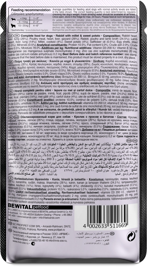 Belcando 125g*12kpl Finest RABBIT