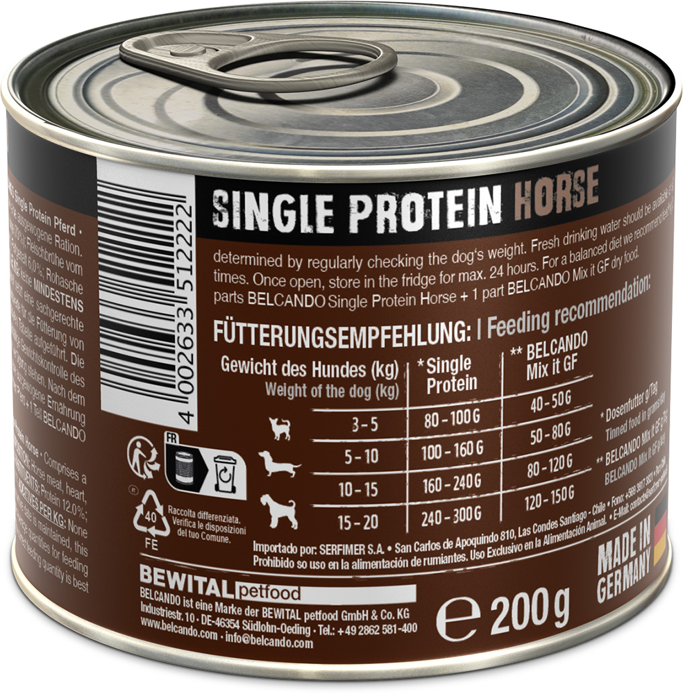 Belcando 200g/6kpl HORSE Single Protein