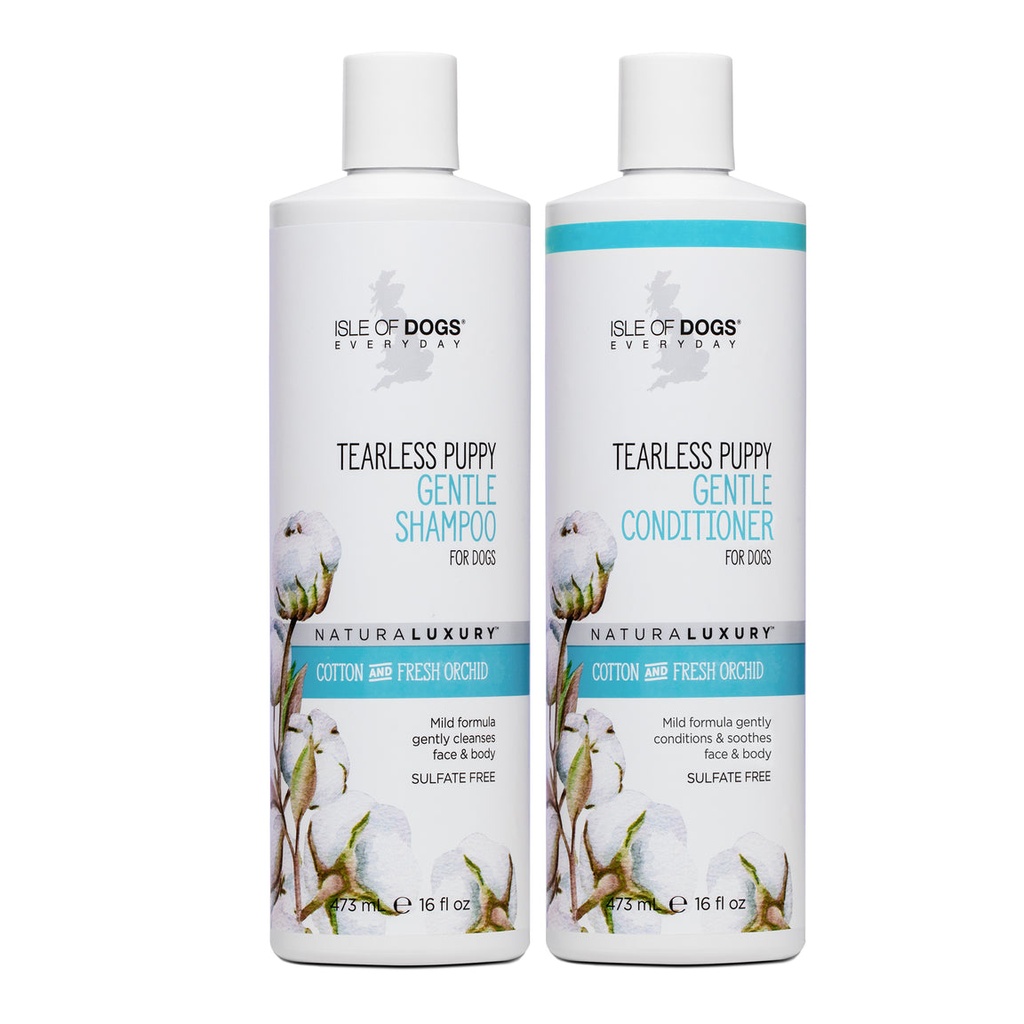 IOD Tearless Puppy shampoo + conditioner