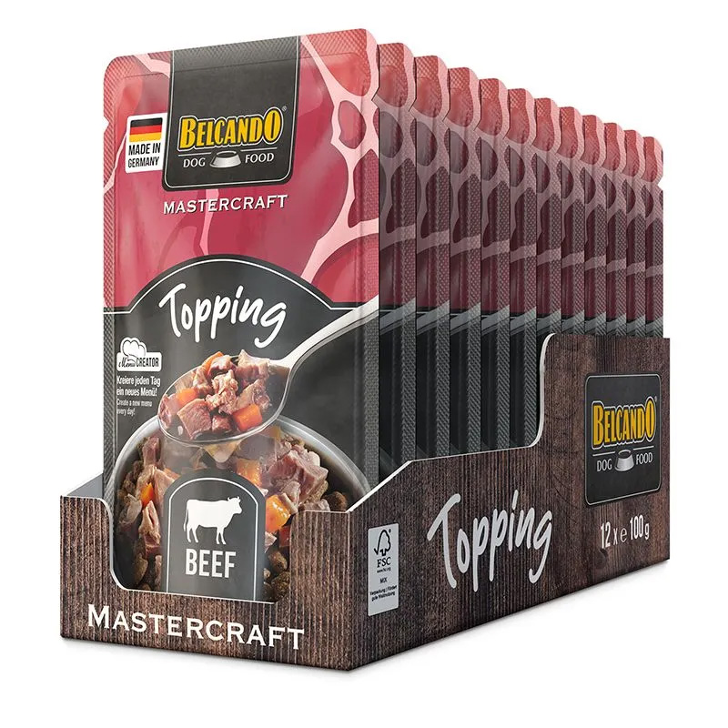 Belcando 100g*12kpl Topping BEEF