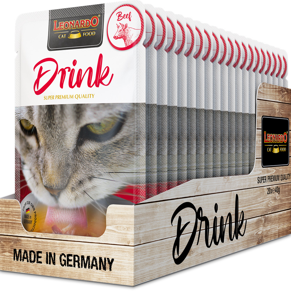 Leonardo DRINK 40g*20kpl BEEF