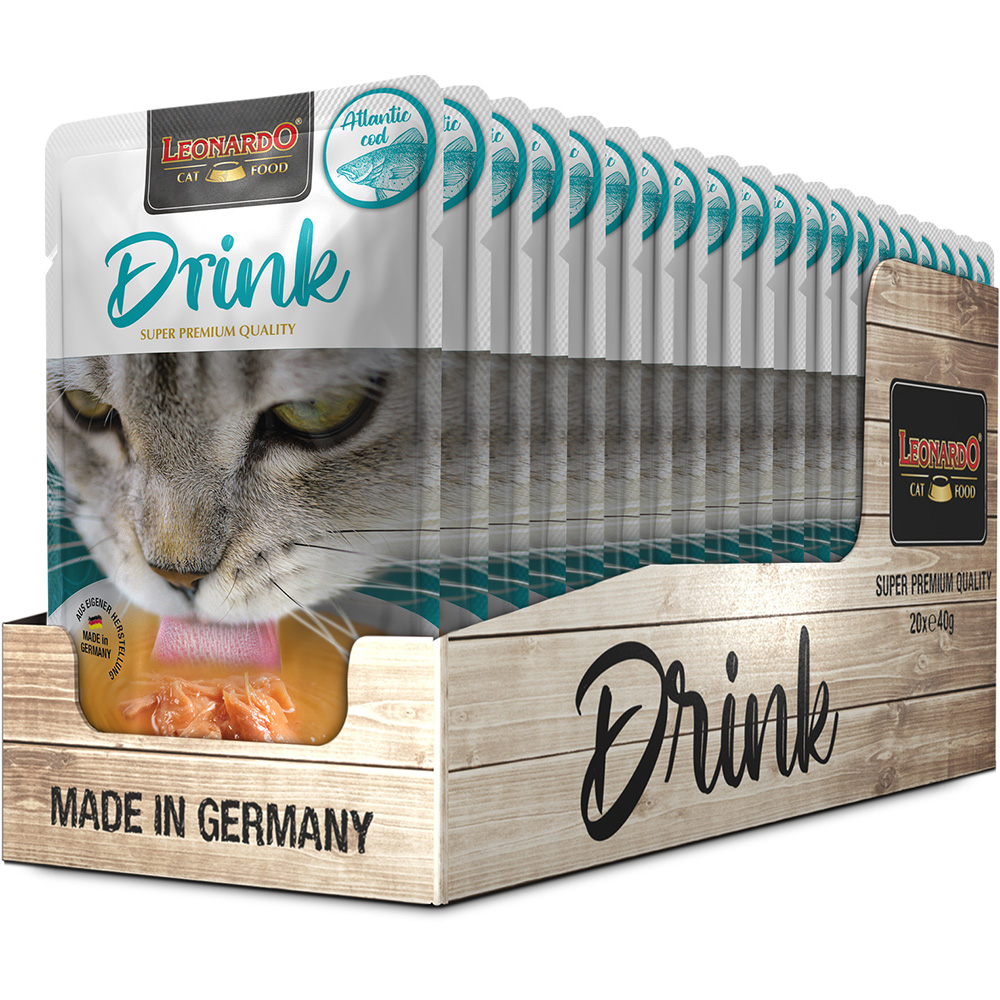 Leonardo DRINK 40g*20kpl Atlantic Cod
