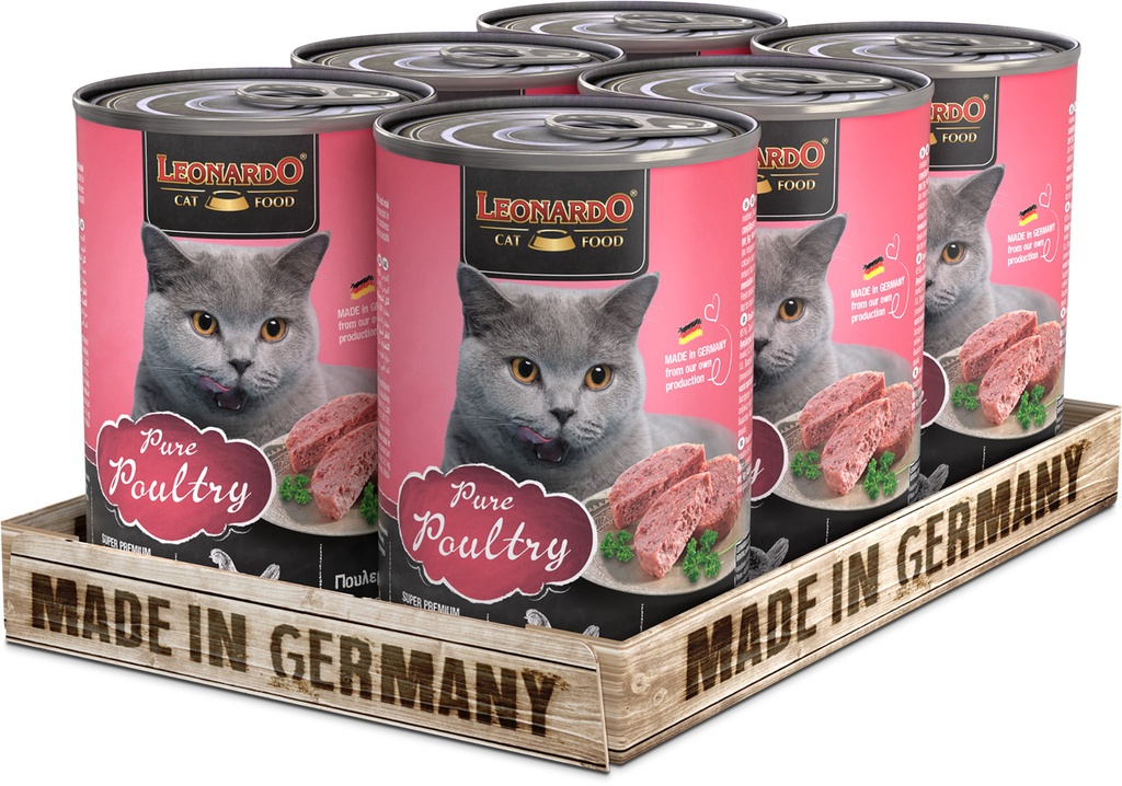 Leonardo 400g*6kpl Pure POULTRY