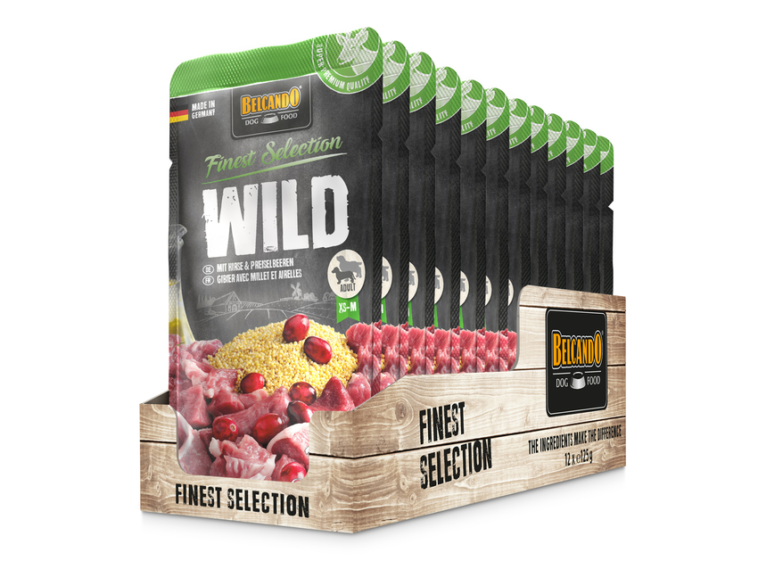 Belcando 125g/12kpl WILD with millet &amp; lingonberries