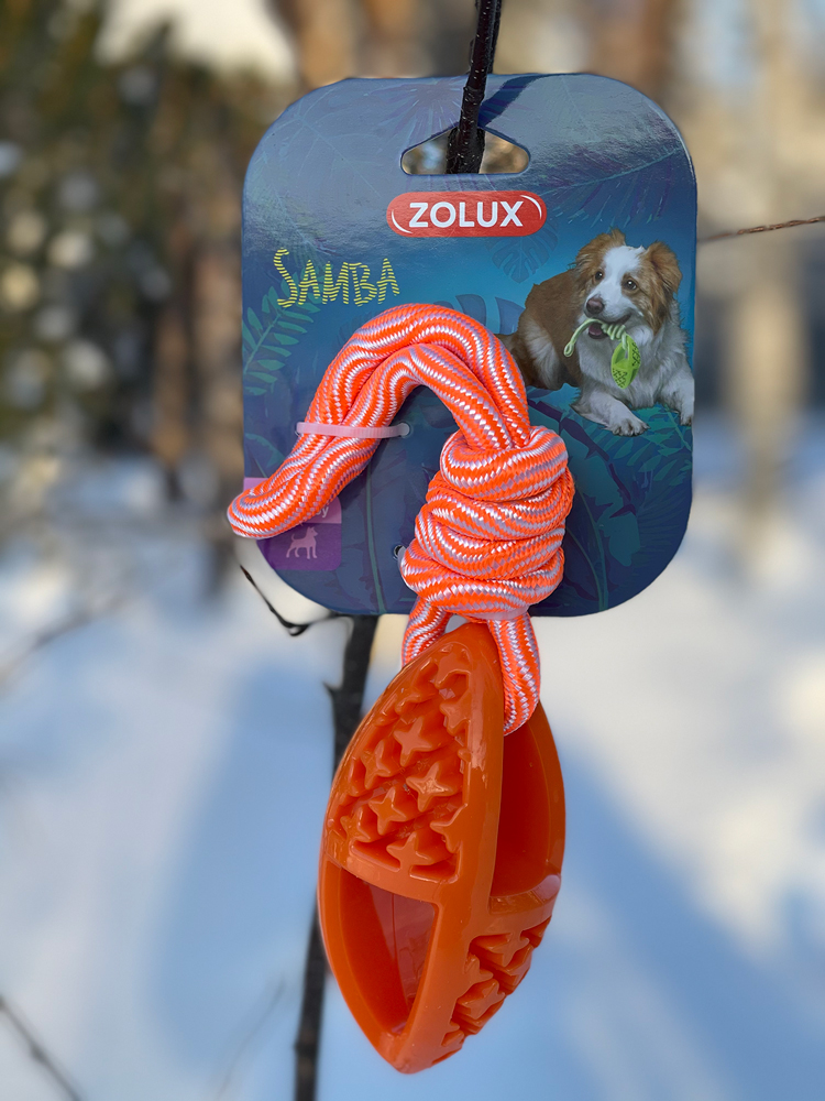 Zolux Dog Samba oval 28cm,orange