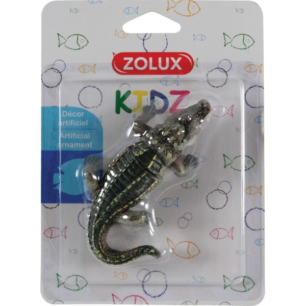 Zolux Decor magneetti Croko, &quot;lasinläpi&quot; asennettava