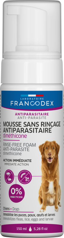 Francodex Anti-Parasite Dimethicone rince-free foam 