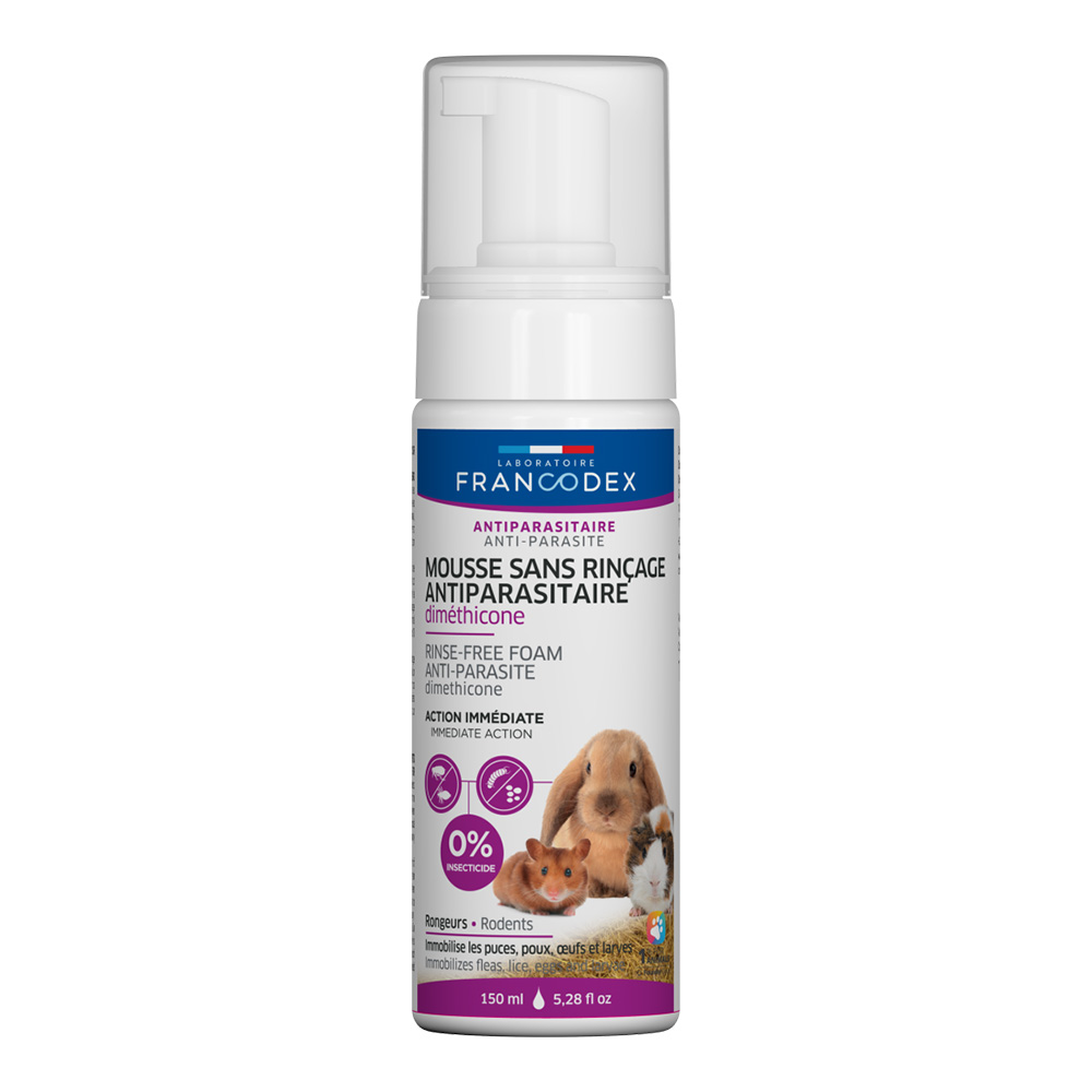 Francodex Rince-free Foam Anti-parasite dimethicone