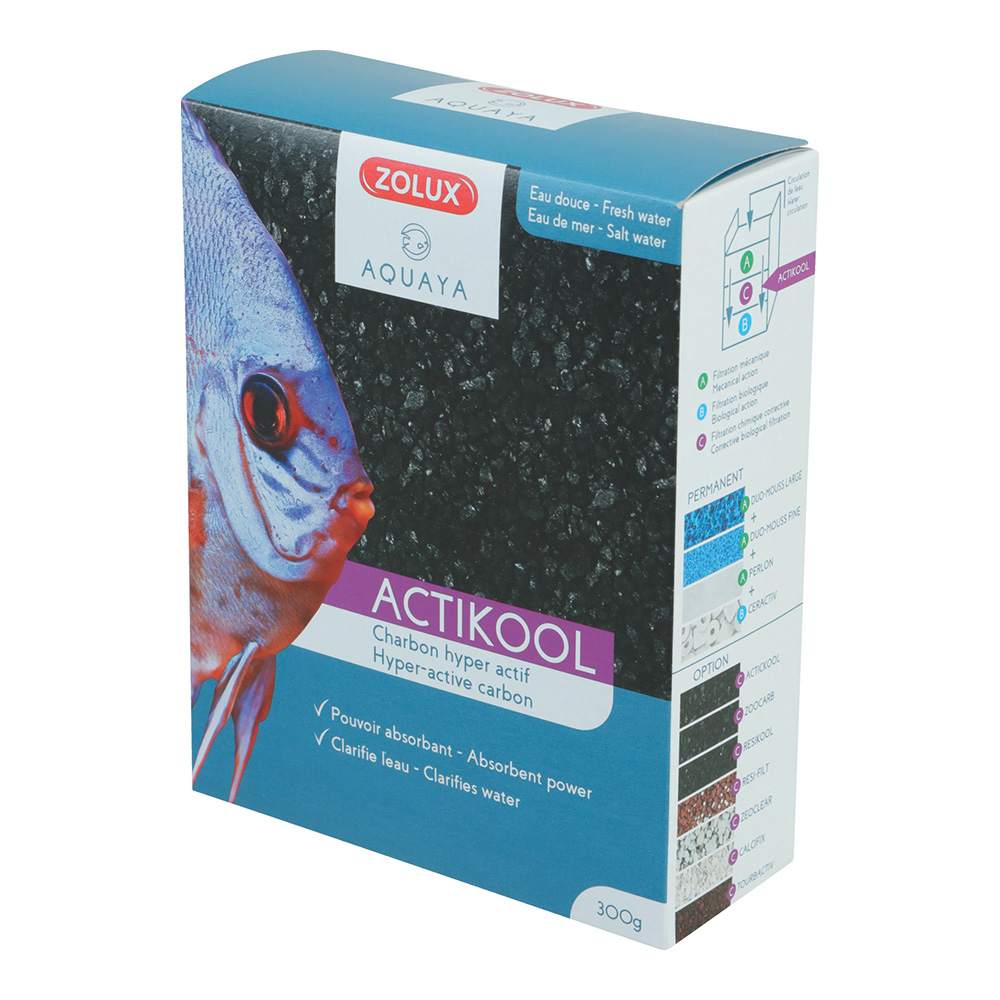 Zolux Aquaya Zoocarb, aktiivihiili 450g