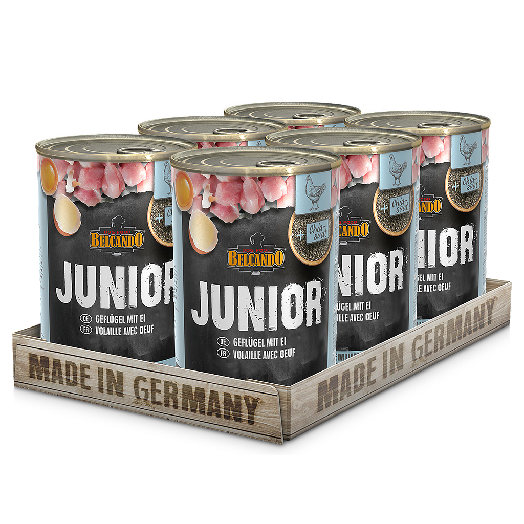 KAMPANJA 3+1 Belcando JUNIOR Poultry with eggs 400g