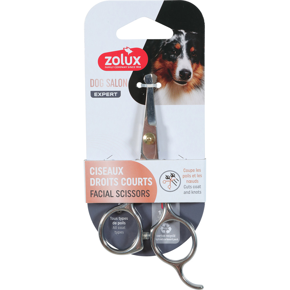 Zolux Dog Salon lyhyet sakset pyöristetty pää