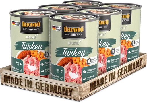 [512645] Belcando Holistic TURKEY 6x400g säilyke