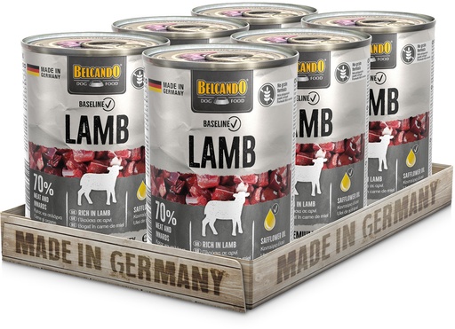 [512405] Baseline 400g*6kpl LAMB säilyke