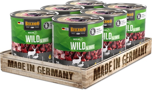 [513445] Baseline 800g*6kpl WILD & DUCK säilyke
