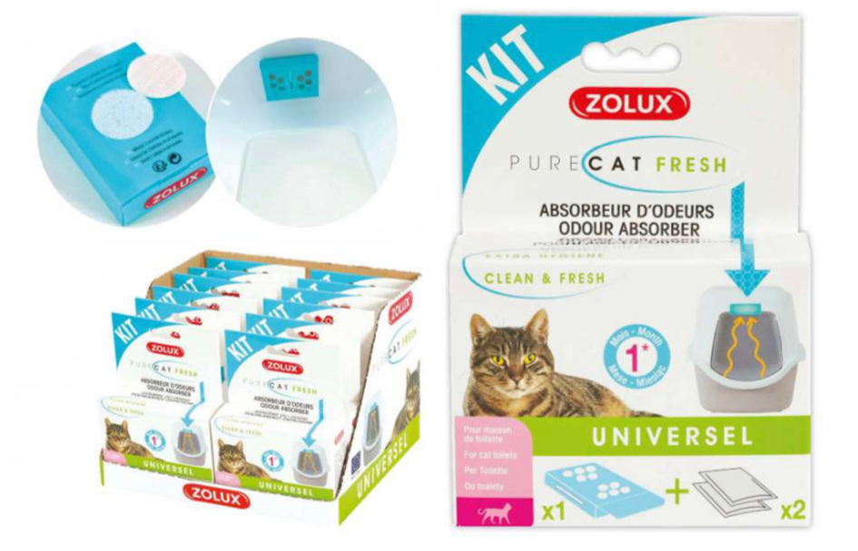 Zolux PURECAT Fresh kit, raikastin setti 