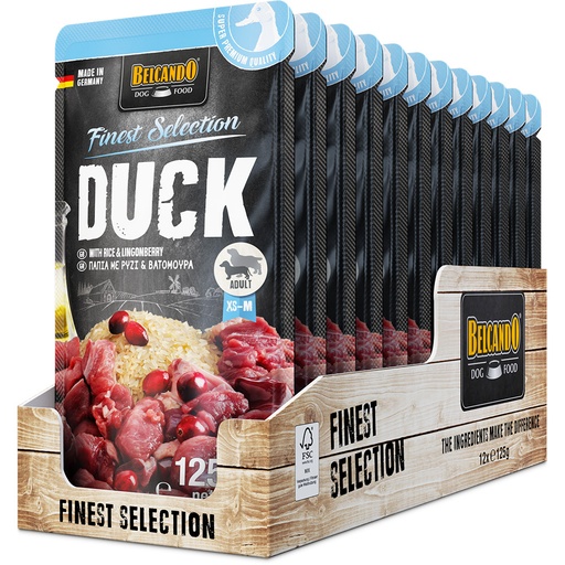 [511605] Belcando 125g*12kpl Finest DUCK