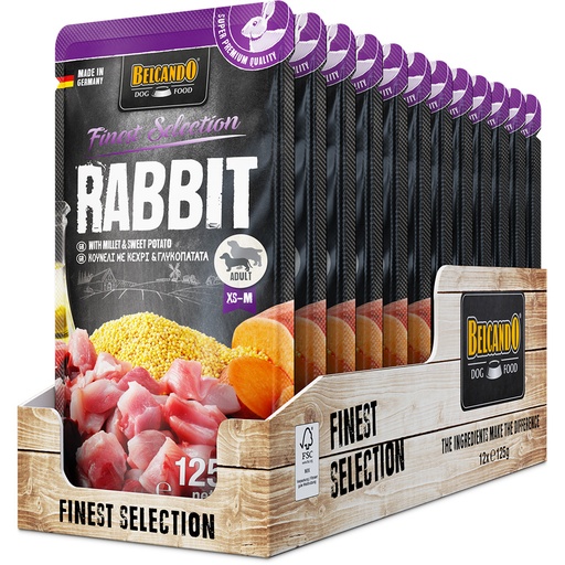 [511665] Belcando 125g*12kpl Finest RABBIT