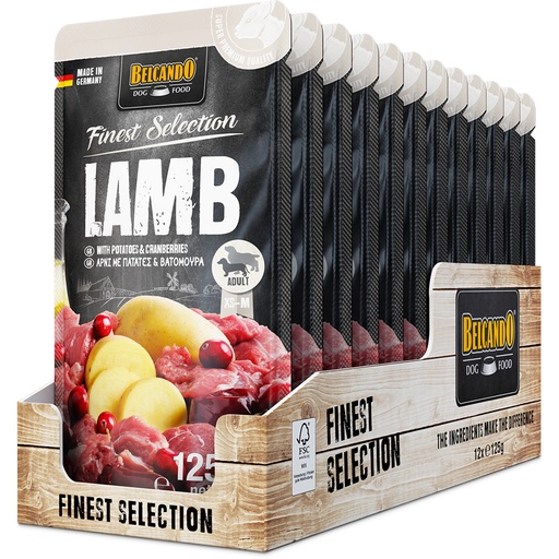 [511625] Belcando 125g*12kpl Finest LAMB