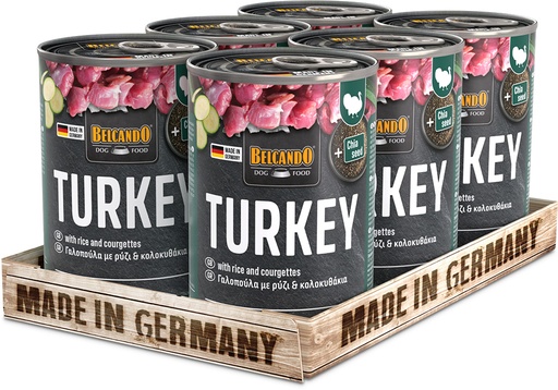 [512105 51 52] Belcando 400g/6kpl TURKEY Super Premium
