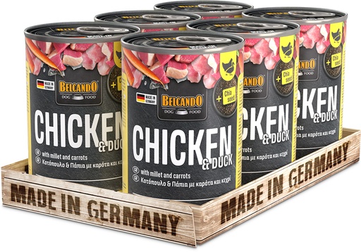 [512135 51 52] Belcando 400g/6kpl CHICKEN & DUCK Super Premium