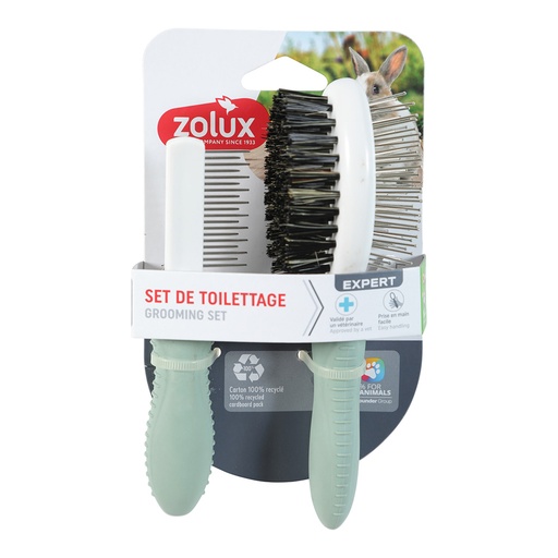 [203039] Zolux Small animal Brushing set