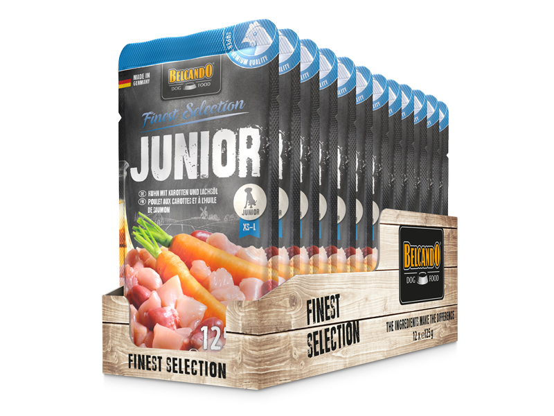 Belcando 125g/12kpl Junior Chicken with carrots