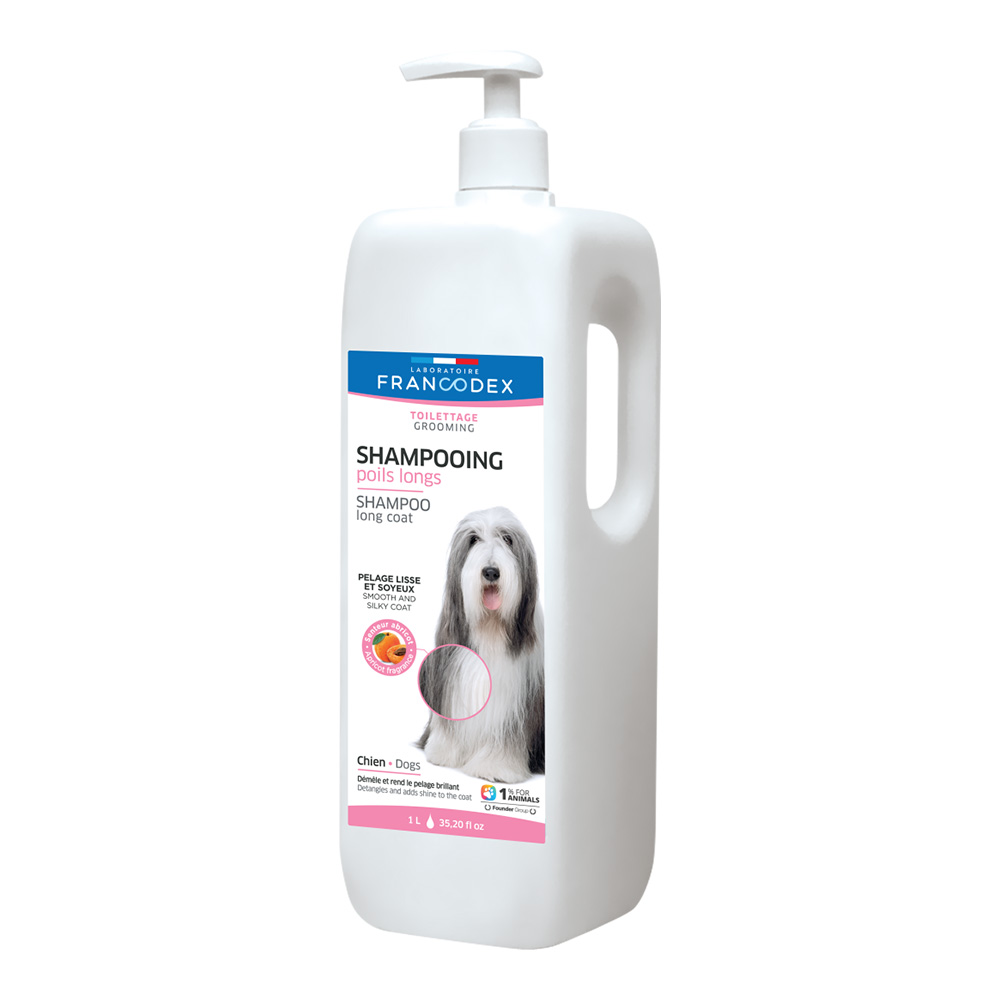Francodex 1L Shampoo pitkälle turkille