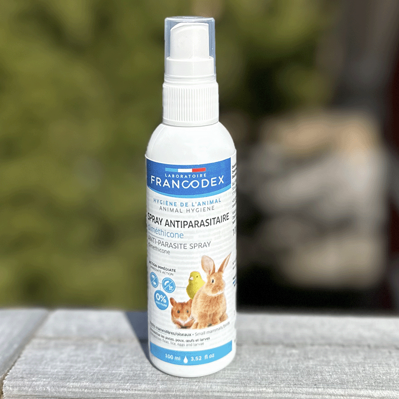 Francodex Dimethicone spray pieneläimille ja linnuille 100ml 