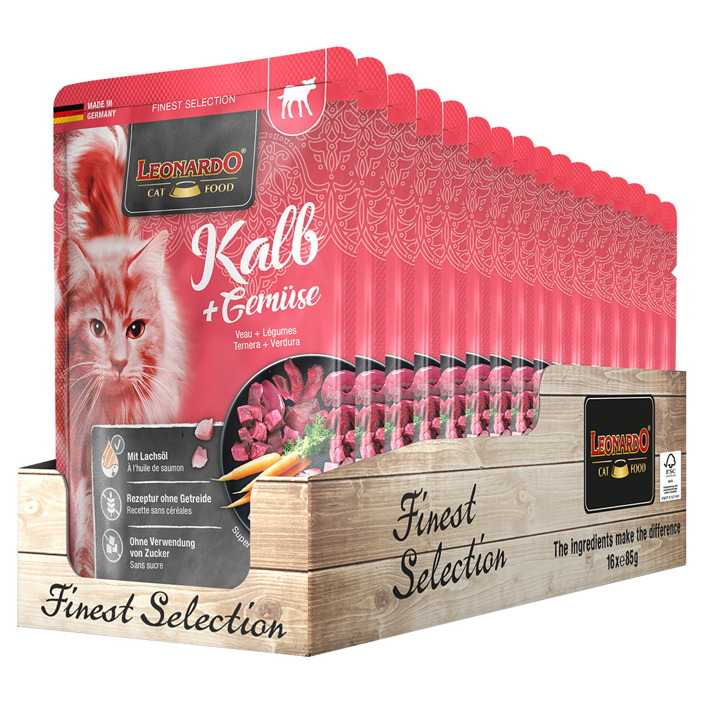 Leonardo 85g/16kpl VEAL &amp; vegetables